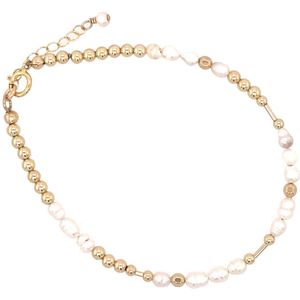 Pat's Jewels Armband - Dames Armband - Kralen Armband - Minimalistisch Armband - Parel - Goldfilled