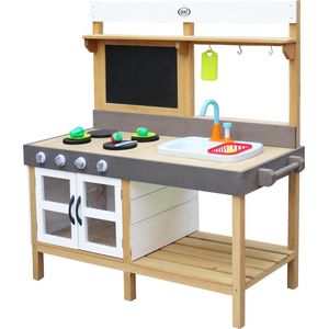 AXI Rosa Zand & Water Speelkeuken Groot - Incl. 17-delige accessoire set - Modder Keuken