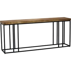 Bijzettafel mangohout Don 180cm bruin industrieel side table