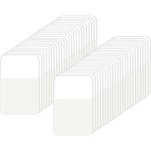 320 stuks tabbladen 40 x 25 mm zijmarkers - wit - zelfklevend - paginamarkers - sticky notes - documenten