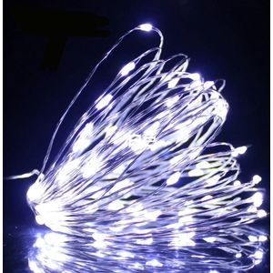 Ariko kerstverlichting - 200 led - 20 meter- koel wit - solar - lichtsnoer - op zonne-energie - IP44