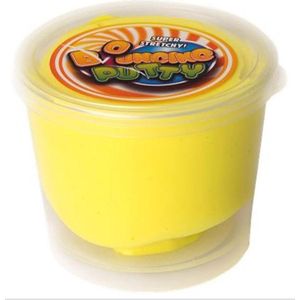 Bouncing Putty stuiter slijm - Geel - Kunststof - 35g - Slijm - Putty - Stuiterbal - Speelgoed - Cadeau