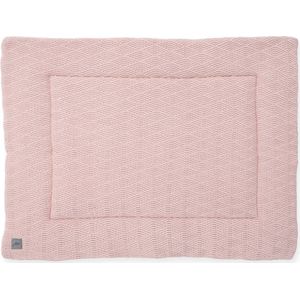 Jollein - Boxkleed (Pale Pink) - River Knit - Katoen - Speelkleed Baby - 80x100cm
