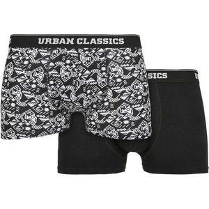 Urban Classics - Organic 2-Pack Boxershorts - 4XL - Zwart