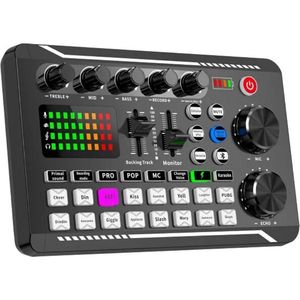 DJ set - Audio mixer - Geschikt voor beginners en kinderen - DJ controller - Effectmogelijkheden - Mengpaneel - Live voice mixer - F998 Sound Card - Bluetooth - Geschikt voor podcast