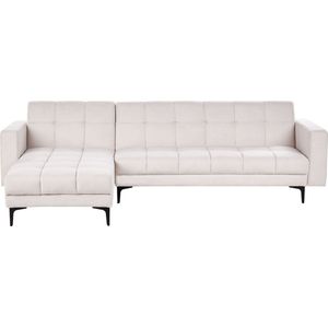 ALNES - Hoekbank - Gebroken wit - Rechtszijdig - Polyester