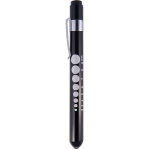 Hospitrix LED Ooglampje Zwart - Inclusief Batterijen - Aluminium - Penlight - Medisch - MDR Gecertificeerd