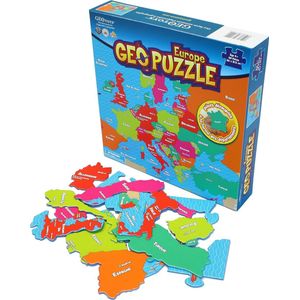 GEOToys Geopuzzel Europa - 58 puzzelstukjes - Frans