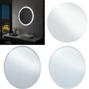vidaXL Badkamerspiegel LED 80 cm - Badkamerspiegel - Badkamerspiegels - Make-upspiegel - Make-upspiegels