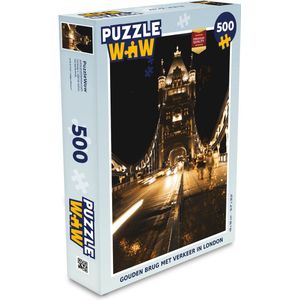 Puzzel Goud - Brug - Tower Bridge - Legpuzzel - Puzzel 500 stukjes