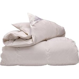 D'Orveige Dons Dekbed - Enkel - 100% Dons (Warmteklasse 1) - Eenpersoons - 140x220 cm - Wit