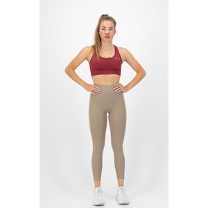 Rogelli Felicity Dames Sportlegging - Zand - Maat XL