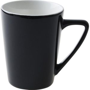 Dutch Rose Zwart/Wit Beker Zwart