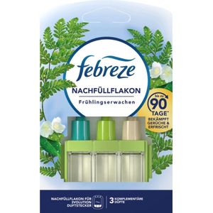 Febreze 3Volution Navulling - Spring Awakening - 20 ml - Navulverpakking - 3 afwisselende geuren - Gaat tot 90 Dagen mee