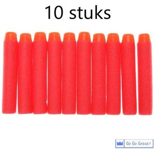 Universele pijltjes | geschikt voor nerf-n-strike speelgoedblasters | 10 stuks | rood