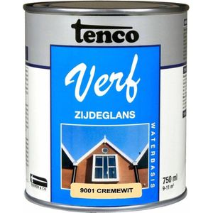 TENCO VERF WB ZG RAL CREMEWIT 9001