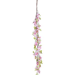 Dekoratief | Guirlande 'Spring Apple Blossoms', lila, 140cm | A230468