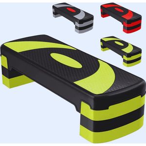 Unieke Aerobic Stepper Voor Thuis En Kantoor - Verstelbaar In 3 Hoogtes (10 Cm/15 Cm/20 Cm)