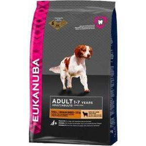 Eukanuba Dog Adult Small/Medium Breed Lam/Rice - 2.5 KG