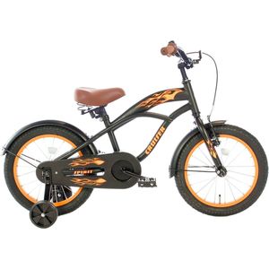 Cortego Cruiser Jongensfiets Oranje 14 Inch - Kinderfiets 3, 4 & 5 jaar