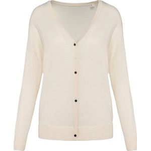 Dames cardigan sweater met Lyocell TENCEL™ Ivory - S