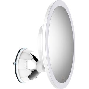 Innovision Make up spiegel - Met verlichting en zuignap - 360° verstelbaar - werkt op batterijen en op stroom - 5x vergroot