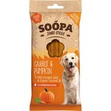 Soopa - Dental sticks - jumbo - wortel & pompoen - vegan -vegetarisch - kauwstaven