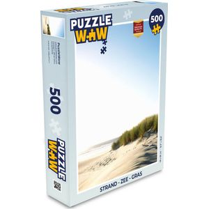 Puzzel Strand - Zee - Gras - Legpuzzel - Puzzel 500 stukjes