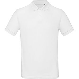 Wit Polo shirt B&C maat XL