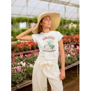 Shirt - Some people are unbeleafable - Wurban Wear | Grappig shirt | Planten | Unisex tshirt | Vaas | Bloempot | Tuinset | Gereedschapsset | Kweekbak | Wit