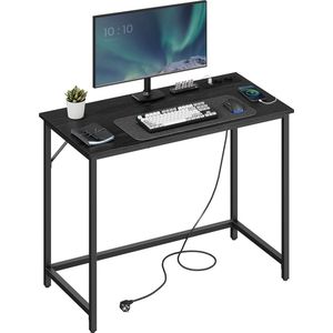 Bureau – Speeltafel – Met LED –verlichting – in zwart