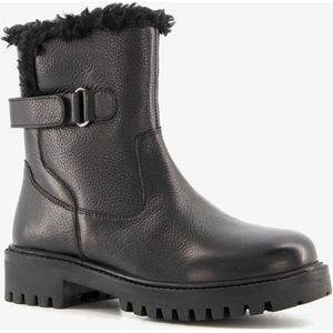 Hush Puppies gevoerde meisjes boots zwart - Maat 34