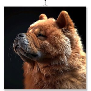 Tegel Met Opdruk | Geschenk | Dier | Closeup | Chow Chow
