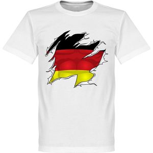 Duitsland Ripped Flag T-Shirt - KIDS - 92/98