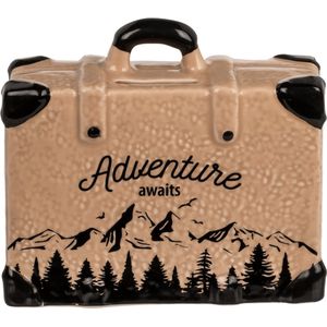 Spaarpot koffer voor vakantie en avontuur