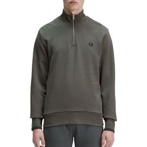 Fred Perry - Half Zip Sweatshirt - Groene Halfzip-S