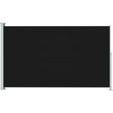 VidaXL Uittrekbaar Tuinscherm 180x300 cm - Zwart