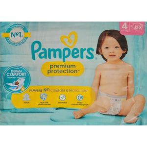 Pampers Premium Protection Luiers Maat 4 (9-14 kg) 39 stuks