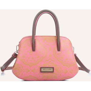 UITVERKOOP! A Spark of Happiness | Shoulderbag medium Peruvia | Bruin, Roze | Schoudertas, handtas, damestas | PE2207