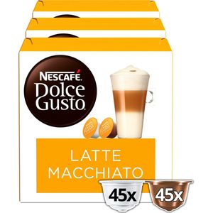 NESCAFÉ Dolce Gusto Latte Macchiato capsules - 90 koffiecups voor 45 koppen koffie