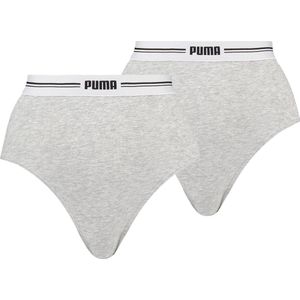 PUMA High Waist Brief Dames Onderbroek - 2-pack - Maat M