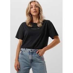 Harper & Yve Vibrantenergy-ss Tops & T-shirts Dames - Shirt - Antraciet - Maat L