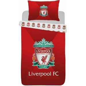 Liverpool FC Eenpersoons Dekbedovertrek | The Reds | 137x198cm