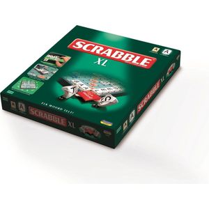 Scrabble XL - Gezelschapsspel voor de hele familie met extra grote letters en draaiend bord