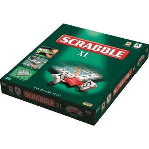 Scrabble XL - Gezelschapsspel voor de hele familie met extra grote letters en draaiend bord