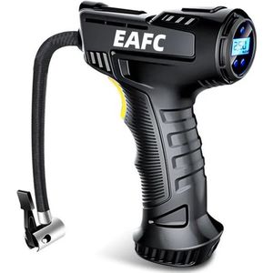 Draagbare Compressor Bandenpomp – 12V Luchtcompressor – Fiets - Auto - Camper – Elektrische Fietspomp - Oplaadbaar - Met Autolader
