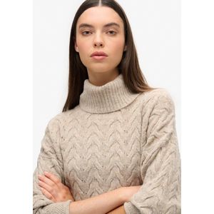 Superdry Cable Roll Neck Trui Dames - Maat XL (42)