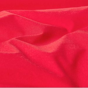 Homescapes - Perkaal laken zonder elastiek 180 x 290 cm, rood - 100% Egyptisch katoen