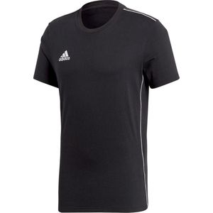 adidas Core18 Jersey Junior  Sportshirt - Maat 164  - Unisex - zwart