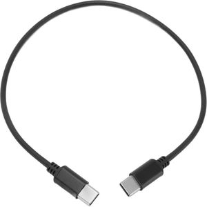 30cm USB C naar USB C Microfoonkabel - Verbinding met Draadloze Reversmicrofoon - Telefoonsnoer voor RODE Wireless GO II .